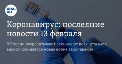 Александр Гинцбург - Коронавирус: последние новости 13 февраля. В России разрабатывают вакцину от всех штаммов, весной ожидается новая волна заболевания - ura.news - США - Бразилия - Ухань