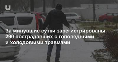 За минувшие сутки зарегистрированы 290 пострадавших с гололедными и холодовыми травмами - news.tut.by - Белоруссия