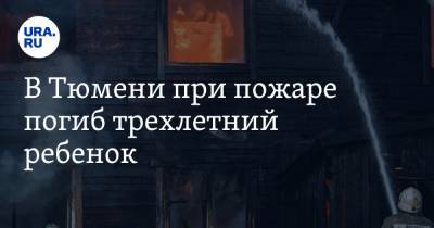 В Тюмени при пожаре погиб трехлетний ребенок - ura.news - Тюмень - Тюменская обл.