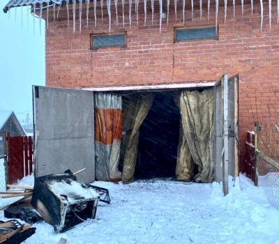 В Смоленском районе вспыхнул гараж - rabochy-put.ru - Смоленск - Смоленская обл.