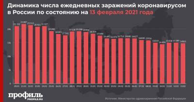 В России выявили 14861 новый случай заражения COVID-19 - profile.ru - Москва - Санкт-Петербург - Московская обл. - Еврейская обл. - Чукотка