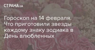 Гороскоп на 14 февраля. Что приготовили звезды каждому знаку зодиака в День влюбленных - strana.ua