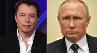 Владимир Путин - Илон Маск - Маск хочет пообщаться с Путиным: где именно - 24tv.ua