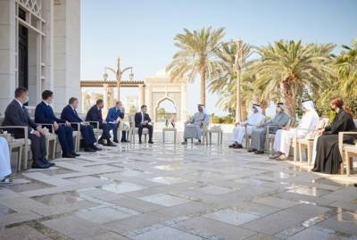 Владимир Зеленский - О чем договорился Зеленский на встрече с наследным принцем Абу-Даби - kp.ua - Эмираты - Абу-Даби