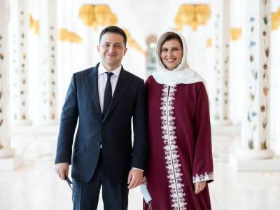 Зеленская в ОАЭ надела хиджаб - gordonua.com - Украина - Эмираты - Абу-Даби