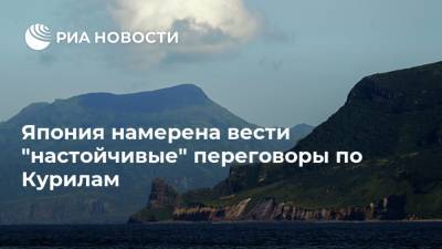 Владимир Путин - Синдзо Абэ - Мотэги Тосимицу - Кацунобу Като - Япония намерена вести "настойчивые" переговоры по Курилам - ria.ru - Россия - Токио - Япония