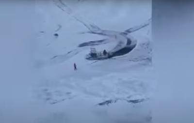 Видео: мужчина погиб, провалившись под лед на снегоходе у Черемухино - ivbg.ru - Ленинградская обл. - Приозерск - район Приозерский