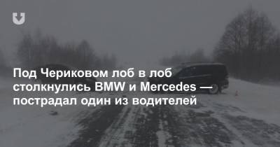 Под Чериковом лоб в лоб столкнулись BMW и Merсеdes — пострадал один из водителей - news.tut.by - Краснодар