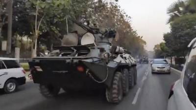 Мьянма: танки в городе - ru.euronews.com - Германия - Испания - Бирма