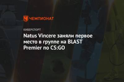 Natus Vincere заняли первое место в группе на BLAST Premier по CS:GO - championat.com
