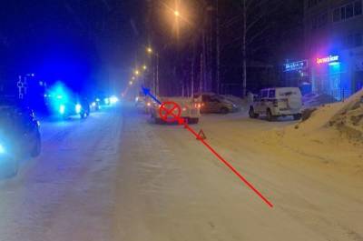 В Сыктывкаре грузовик МАЗ "догнал" Chevrolet Rezzo - komiinform.ru - респ. Коми - Сыктывкар