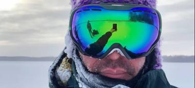 Депутат Заксобрания Карелии Тимур Зорняков на лыжах дошел до Кижей по льду Онего (ФОТО, ВИДЕО) - stolicaonego.ru - Петрозаводск - республика Карелия