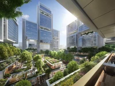 Зеленая ода современности на транспортном узле: в Китае построят удивительный комплекс - 24tv.ua - Китай - Гонконг - Пекин - Гуанчжоу