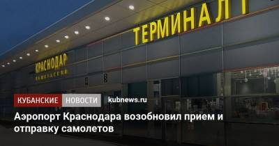 Аэропорт Краснодара возобновил прием и отправку самолетов - kubnews.ru - Сочи - Краснодар - Казань - Самара