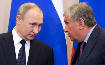 Владимир Путин - Игорь Сечин - Путин спросил Сечина про среднюю зарплату в «Роснефти» nbsp - smartmoney.one - Россия