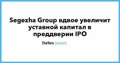 Владимир Евтушенков - Segezha Group вдвое увеличит уставной капитал в преддверии IPO - forbes.ru