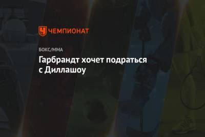 Гарбрандт хочет подраться с Диллашоу - championat.com - США