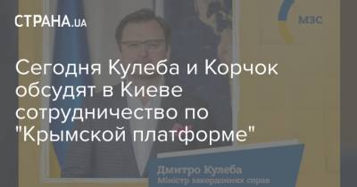 Иван Корчок - Дмитрий Кулеба - Сегодня Кулеба и Корчок обсудят в Киеве сотрудничество по "Крымской платформе" - strana.ua - Киев - Словакия