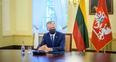 Гитанас Науседа - Президент Литвы выступил за продолжение диалога с Россией - obzor.lt - Россия - Литва - Вильнюс