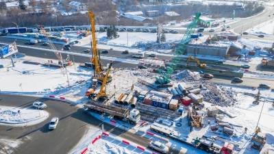 В Уфе за реконструкцией развязки на Валиди можно следить онлайн - bash.news - Уфа