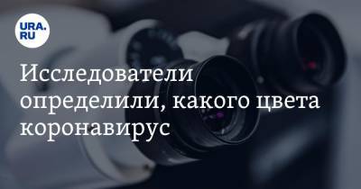 Исследователи определили, какого цвета коронавирус - ura.news - Париж