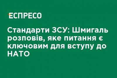 Денис Шмыгаль - Стандарты ВСУ: Шмыгаль рассказал, какой вопрос является ключевым для вступления в НАТО - ru.espreso.tv - Молдавия - Грузия