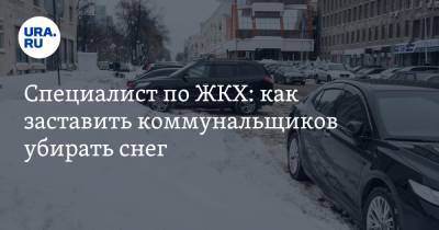 Специалист по ЖКХ: как заставить коммунальщиков убирать снег - ura.news