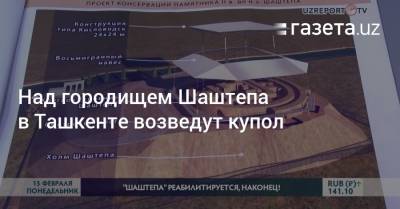 В Ташкенте над городищем Шаштепа возведут купол - gazeta.uz - Узбекистан - Ташкент