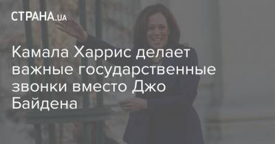 Эммануэль Макрон - Камал Харрис - Джо Байден - Камала Харрис делает важные государственные звонки вместо Джо Байдена - strana.ua - США