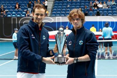Даниил Медведев - Андрей Рублев - Аслан Карацев - Теннис, Australian Open, 1/4 финала, Рублёв - Медведев, Прямая текстовая онлайн трансляция - sport.ru - Австралия