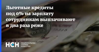 Льготные кредиты под 0% на зарплату сотрудникам выплачивают в два раза реже - nsn.fm