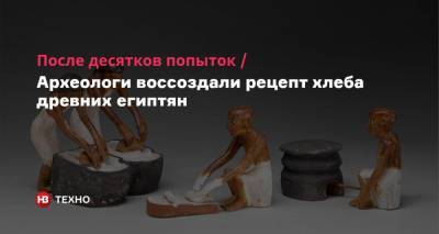 После десятков попыток. Археологи воссоздали рецепт хлеба древних египтян - nv.ua - Египет