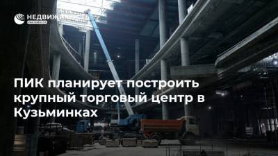 ПИК планирует построить крупный торговый центр в Кузьминках - realty.ria.ru - Москва