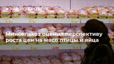 Минсельхоз оценил перспективу роста цен на мясо птицы и яйца - smartmoney.one