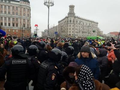 Алексей Навальный - Омбудсмен насчитала почти 5 тыс. задержанных на несогласованных акциях в Москве - rosbalt.ru - Москва