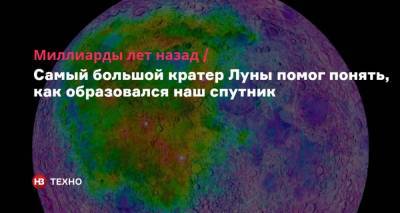 Миллиарды лет назад. Самый большой кратер Луны помог понять, как образовался наш спутник - nv.ua