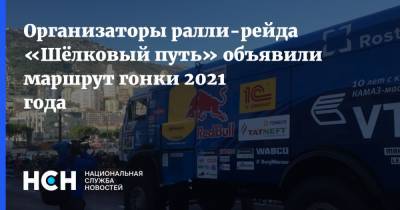 Организаторы ралли-рейда «Шёлковый путь» объявили маршрут гонки 2021 года - nsn.fm - Монголия - Камаз