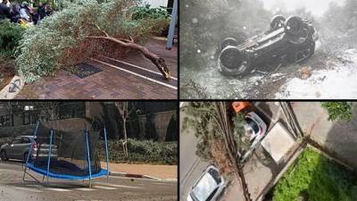Видео: молния ударила в дом возле Нетании произошел пожар - vesty.co.il - Тель-Авив - Иерусалим
