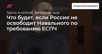 Анна Ставицкая - Что будет, если Россия не освободит Навального по требованию ЕСПЧ - tvrain.ru - Москва
