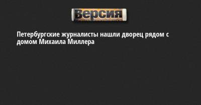 Петербургские журналисты нашли дворец рядом с домом Михаила Миллера - neva.versia.ru - Ленинградская обл. - р-н Выборгский