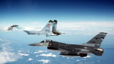 Минобороны показало перехват авиации ВВС Франции российскими Су-27 - polit.info - Черное Море