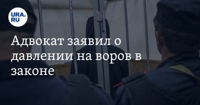 Адвокат заявил о давлении на воров в законе - ura.news - Москва