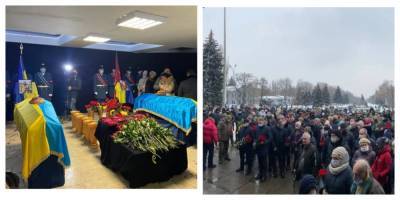 Попрощаться с украинскими Героями съехались со всей Украины: люди стоят на коленях, кадры - politeka.net - Харьков - Кременчуг
