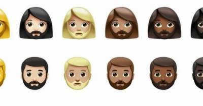 Apple представила новые толерантные эмодзи с бородатыми женщинами - ren.tv - США