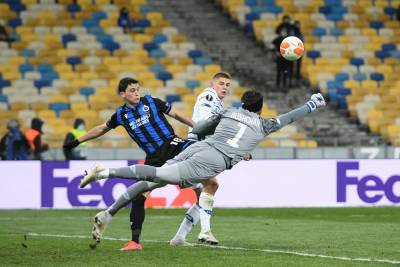 Денис Попов - Георгий Бущан - Динамо - Брюгге: WhoScored опубликовал оценки за матч Лиги Европы - news.bigmir.net - Киев