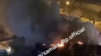 Движение в центре Самары перекрыто из-за пожара - vesti.ru - Самара - Самарская обл.