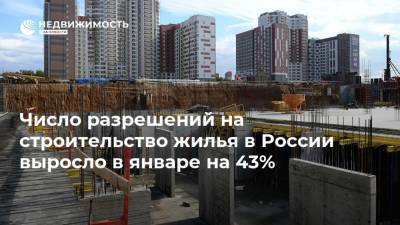 Ирек Файзуллин - Число разрешений на строительство жилья в России выросло в январе на 43% - realty.ria.ru - Москва - Россия