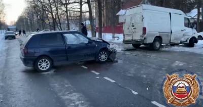 В Чкаловске столкнулись два Volkswagen, пострадал десятимесячный мальчик (видео) - klops.ru - Калининград - Чкаловск