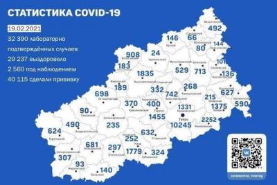 В 27 районах Тверской области нашли заболевших коронавирусом - tver.mk.ru - Тверь - Тверская обл. - район Торжокский - район Конаковский - район Ржевский