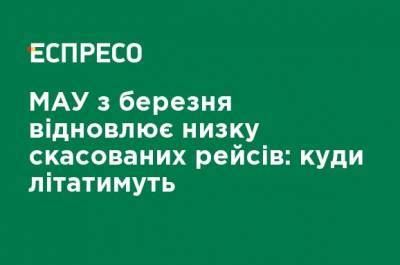 МАУ с марта восстанавливает ряд отмененных рейсов: куда летать - ru.espreso.tv - Киев - Одесса - Ташкент - Стамбул - Женева - Прага - Дели